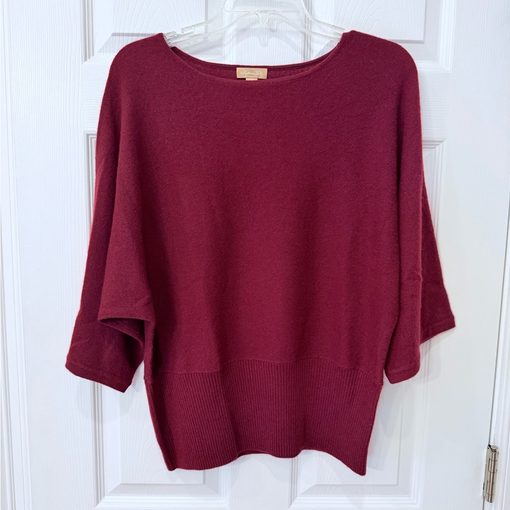 Burgundy Cashmere Sweater